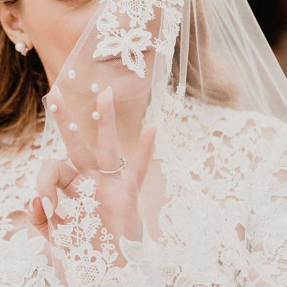 Custom-made handcrafted cathedral veil! - Picture 2 of 16